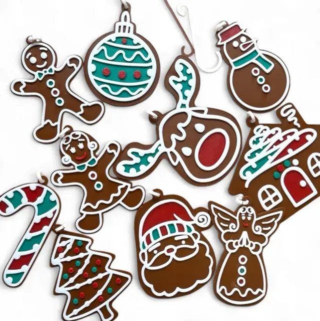 Christmas Ornament Set–10 Festive Tree Decorations — Фото 2 из 4