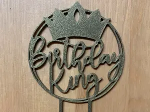 Birthday King Cake Topper