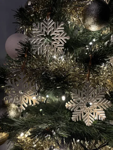 Snowflake Ornaments Christmas Decoration set 4 — Фото 2 из 3