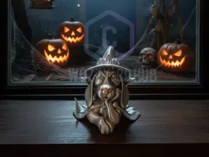 Halloween Vampire Sausage dog Spooky Pooches