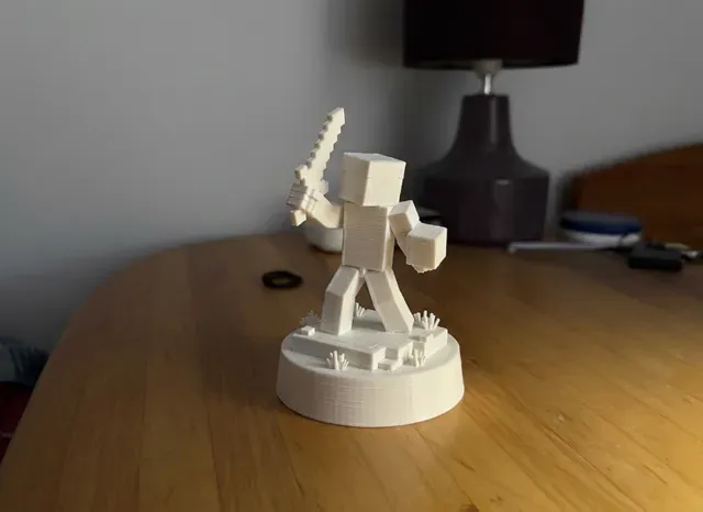 Minecraft Steve Character Figurine — Image 2 of 2