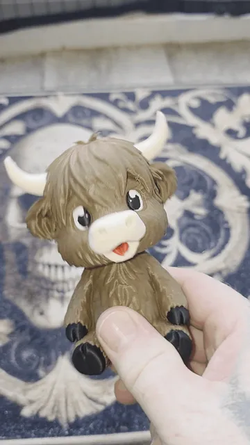 Bobble Head Highland Cow — Фото 12 из 12