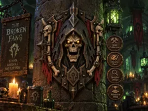 World of Warcraft Forever Undead Paladin Trophy