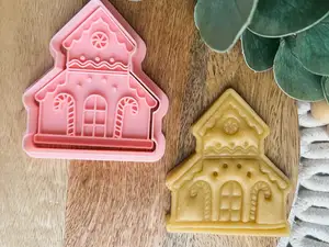 Christmas house Cookie cutter + Stamp