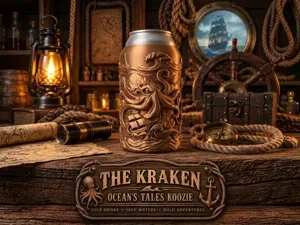 THE KRAKEN OCEAN'S TALES Koozie Can Holder