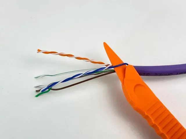 RJ45 Cat6 Cable Untwist Tool for Faster Crimping — Фото 5 из 10