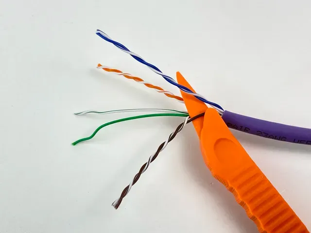 RJ45 Cat6 Cable Untwist Tool for Faster Crimping — Фото 4 из 10