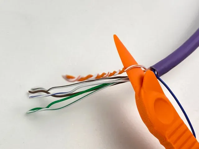 RJ45 Cat6 Cable Untwist Tool for Faster Crimping — Фото 6 из 10