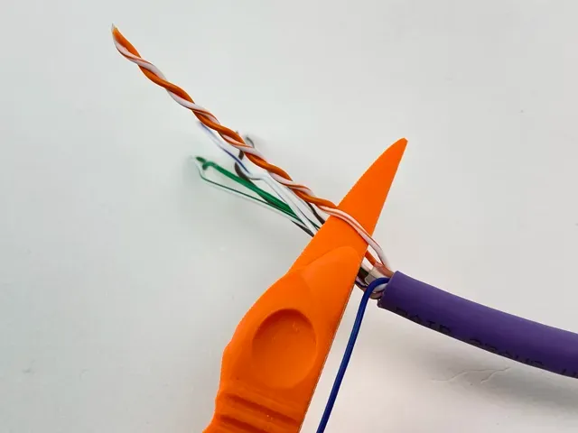 RJ45 Cat6 Cable Untwist Tool for Faster Crimping — Фото 7 из 10