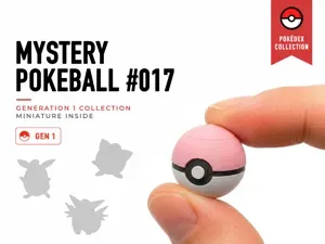 Tiny Mystery Pokeball 017 - Mini Pokemon Series