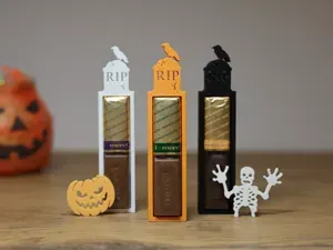 Halloween Tombstone Chocolate Holder for Merci