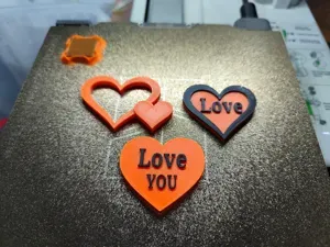 Iman nevera corazones / magnet