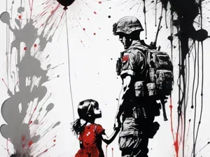 A Soldier and his Daughter
