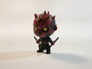Darth Maul From Star Wars Chibi With Double