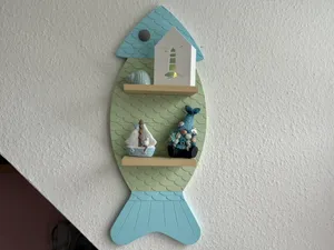 maritimes Fisch Regal