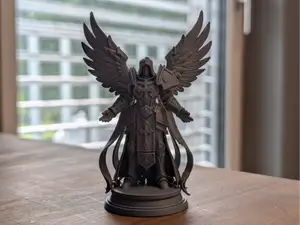 Armored Archangel Templar Statue