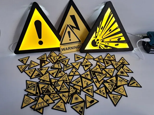 Warning - Hot surface - W017 ISO 7010 — Image 2 of 3
