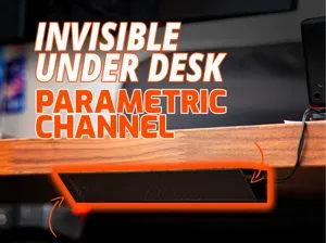 Parametric Under Desk Cable Channel