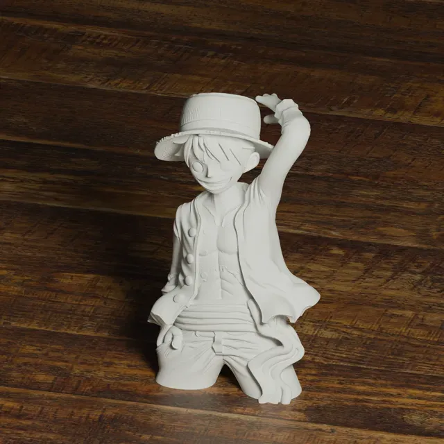 Monkey D. Luffy - One Piece Stylized Bust — Image 2 of 2