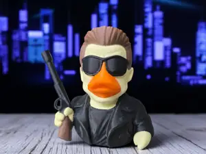 The Terminator 2 Duck Termiduck T-00 Rubber Ducky