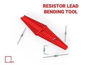 Resistor Lead Bending Tool - Dual Size Leg Forming