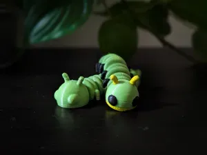 Flexi Caterpillar (+Keychain)