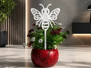 Bee flowerpot decoration