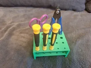 Customizable organizer with round holes