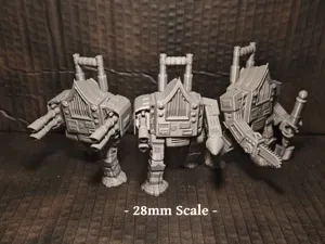 28mm Scale DarkWoods V5 Sawsuit - Wargaming Mech