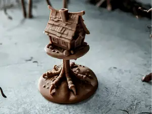 Baba Yaga's cottage house