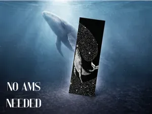 Blue Whale Bookmark
