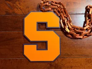 Syracuse University Oversized Necklace Logo