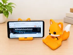 Fox Phone Stand, Animal Desk Accessory