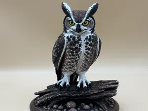 Sentinel of the Pines - Great Horned Owl