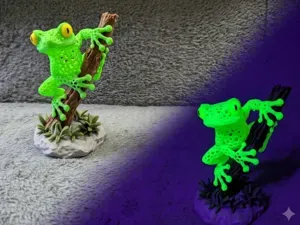 Voronoi Tree Frog on Branch