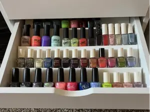 Nail Polish Organizer for IKEA Alex Desk