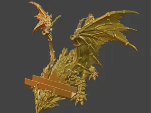 The Elder Scrolls V: Skyrim Alduin 奥杜因 手机支架