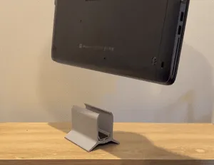Vertical Laptop Stand. Self-Clamping.