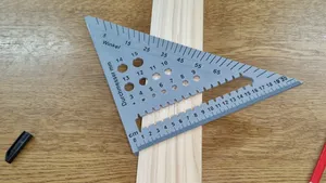 carpenter's angle - Zimmermannswinkel