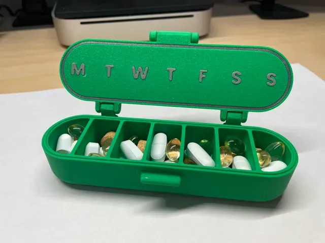 Pill Shape Organizer (Customizable) — Фото 2 из 9