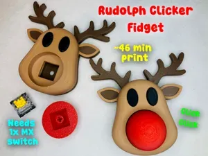 Rudolph the Red Nose Clicker Fidget (~46 mins)