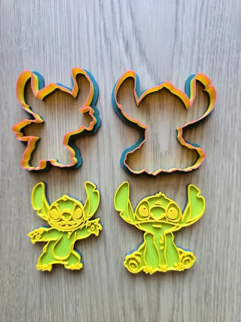Stitch Cookie Cutter Playdoh Stamp Clay Sand Play — Фото 2 из 4