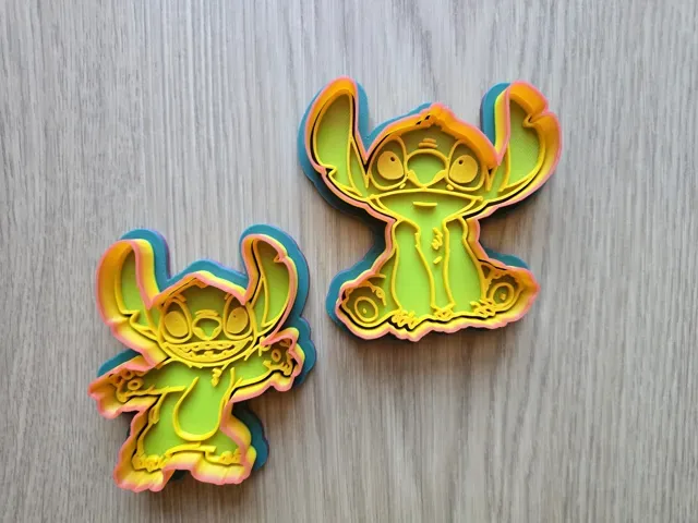 Stitch Cookie Cutter Playdoh Stamp Clay Sand Play — Фото 4 из 4