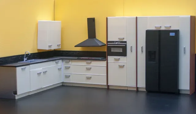 Miniature Modular Kitchen / dollhouse, scale 1:12 — Фото 5 из 17