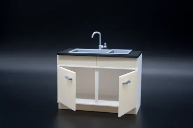 Miniature Modular Kitchen / dollhouse, scale 1:12 — Фото 10 из 17