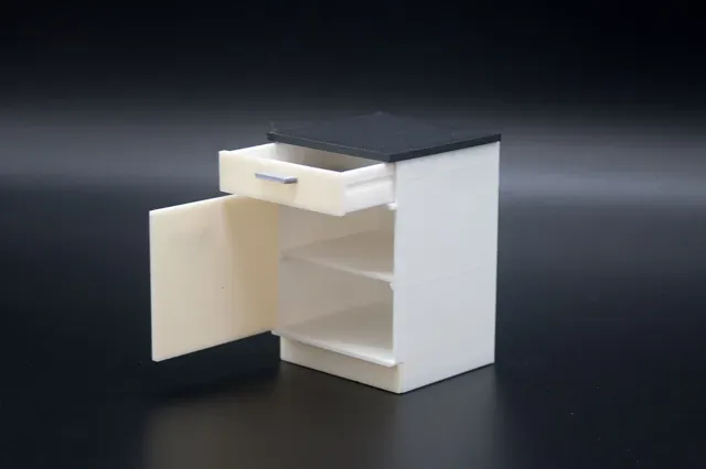 Miniature Modular Kitchen / dollhouse, scale 1:12 — Фото 9 из 17