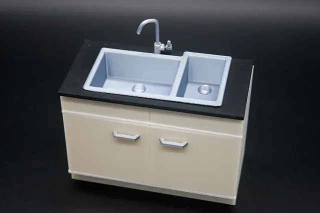 Miniature Modular Kitchen / dollhouse, scale 1:12 — Фото 11 из 17