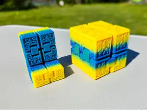 Spring Infinity Cube Fidget (print in place)