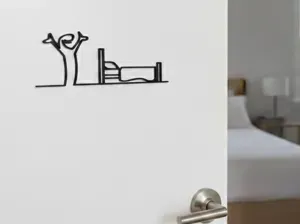 La Linea Schlafzimmerschild