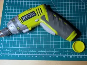Replacement battery cap for Ryobi TEK4 Screwdriver